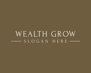 Elegant High End Brand logo design