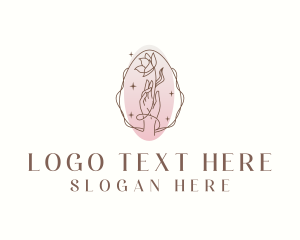 Floral - Flower Hand Salon logo design