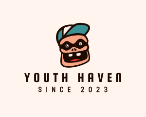 Teen - Undead Boy Cap logo design