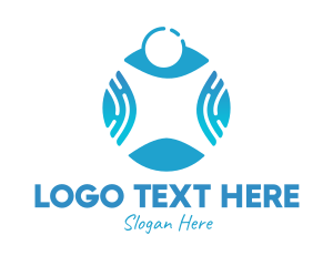 Twitter - Human Community Group logo design