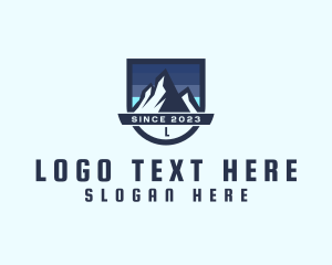 Outdoor Mountain Peak  Logo