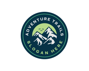 Outdoor Mountain Hike logo design