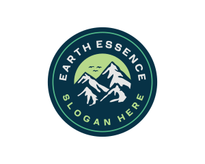 Geology - Outdoor Mountain Hike logo design