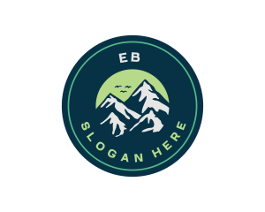 Destination - Outdoor Mountain Hike logo design