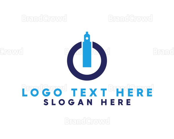 Vape Power Button Logo