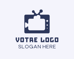 Social Influencer - Video Camera Television logo design