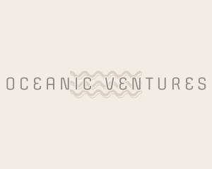 Vintage Ocean Wave  logo design