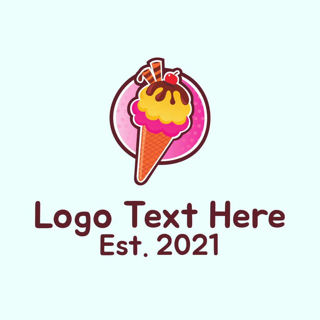 Cherry Ice Cream Logo | BrandCrowd Logo Maker