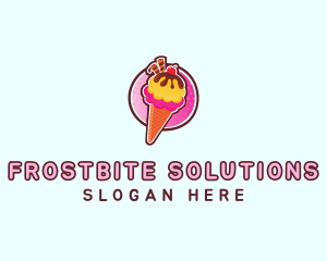 Freeze - Frozen Yogurt Ice Cream logo design