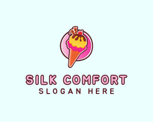 Frozen Yogurt Ice Cream  logo design