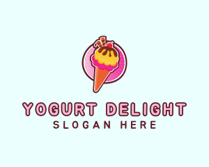 Yogurt - Frozen Yogurt Ice Cream logo design