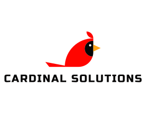 Nature Cardinal Bird logo design