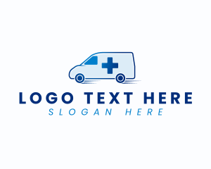 Medical - Ambulance Medical Vehicle logo design