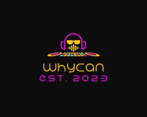Headphone - DJ Recording Studio logo design