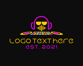 Recording - Music DJ Recording Studio logo design