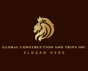 Premium - Premium King Lion logo design