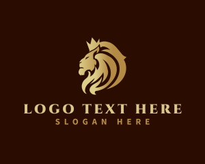 King - Premium King Lion logo design