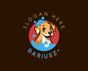 Dog Pet Grooming Logo