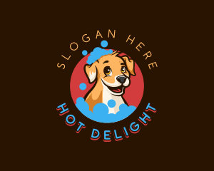 Dog Pet Grooming logo design