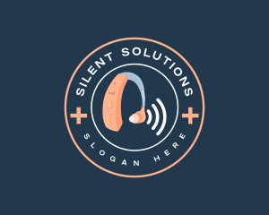 Deaf - Medical Hearing Aid logo design