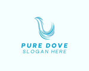 Spiritual Dove Bird logo design