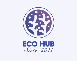 Ecosystem - Coral Reef Conservation logo design