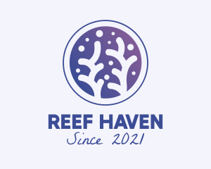 Reef - Coral Reef Conservation logo design