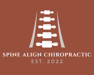 Spine Chiropractor Clinic logo design