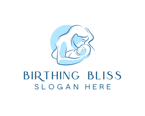 Mother Infant Parenting logo design