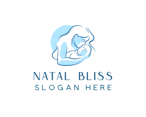 Mother Infant Parenting logo design