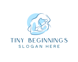 Neonatal - Mother Infant Parenting logo design