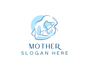 Mother Infant Parenting logo design