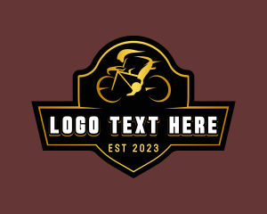 League - Bike Cyclist Sports logo design