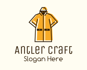 Yellow Raincoat Character logo design