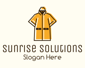 Yellow Raincoat Character logo design