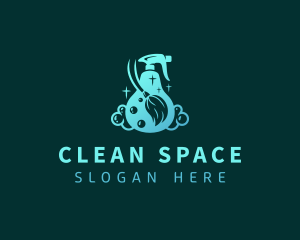 Tidy - Sanitation Cleaning Spray logo design