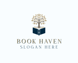 Bookstore - Bookstore Tree Book logo design