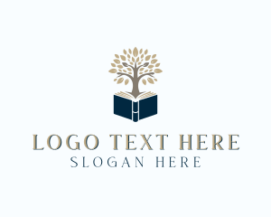 Bookstore Tree Book Logo