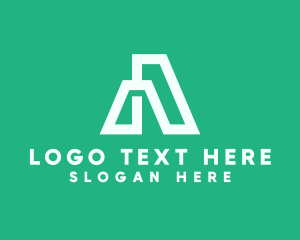 Company - Architecture Building Letter A logo design
