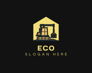 Home - Heavy Equipment Construction Crane logo design