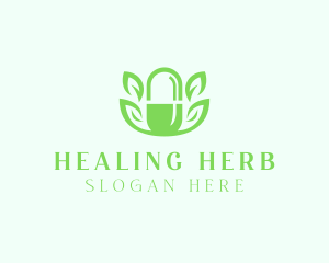 Alternative Medicine Pill logo design