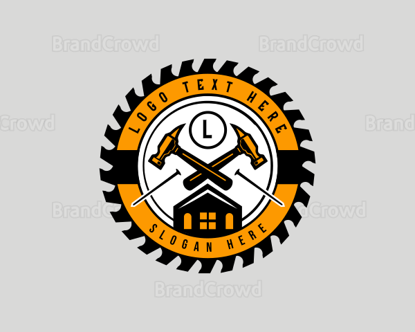 Hammer Carpentry Construction Logo | BrandCrowd Logo Maker