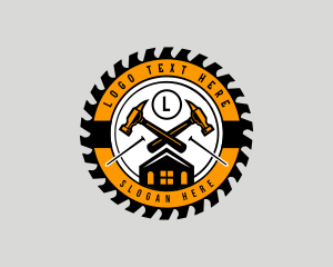 Contruction - Hammer Carpentry Construction logo design