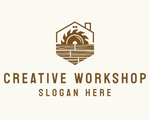 Workshop - Sawmill Carpentry Workshop logo design