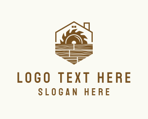 Woodwork - Sawmill Carpentry Workshop logo design