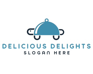 Food Cloche Turtle logo design