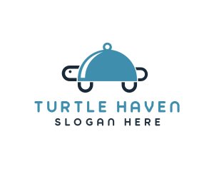 Food Cloche Turtle logo design