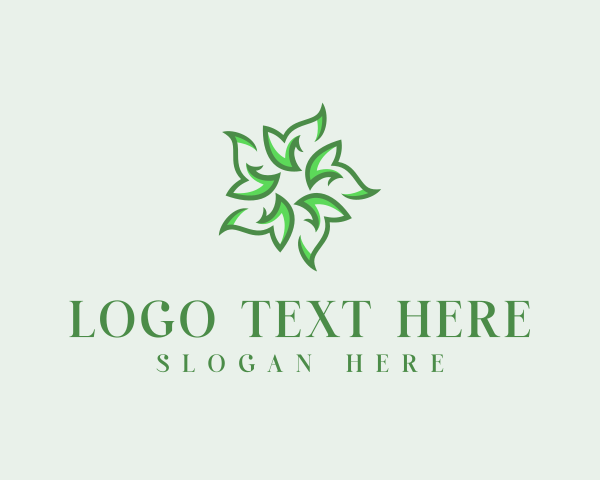Vegan - Herbal Vegan Sustainable logo design