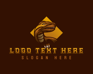 Allosaurus - Raptor Beast Dinosaur logo design