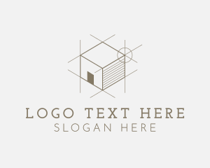 Structure - House Construction Architect logo design